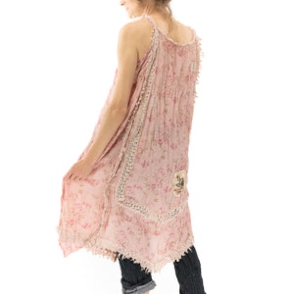 NWT Magnolia Pearl Cotton Silk Floral Anna Cecillie Slip - Picture 2 of 10